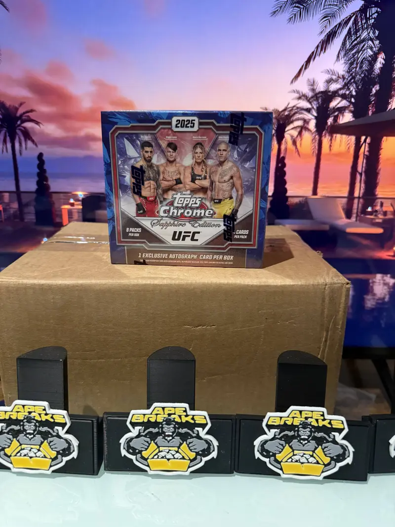 2025 Topps Chrome Sapphire Edition UFC Hobby Box